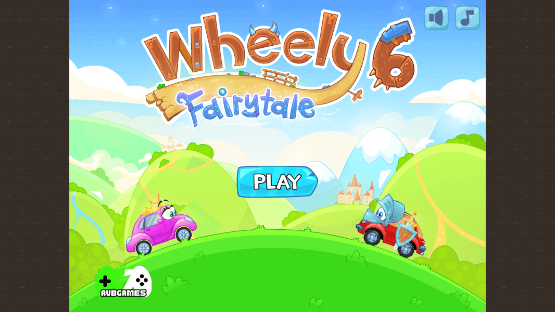 Player interacting with objects in a magical fairy tale level