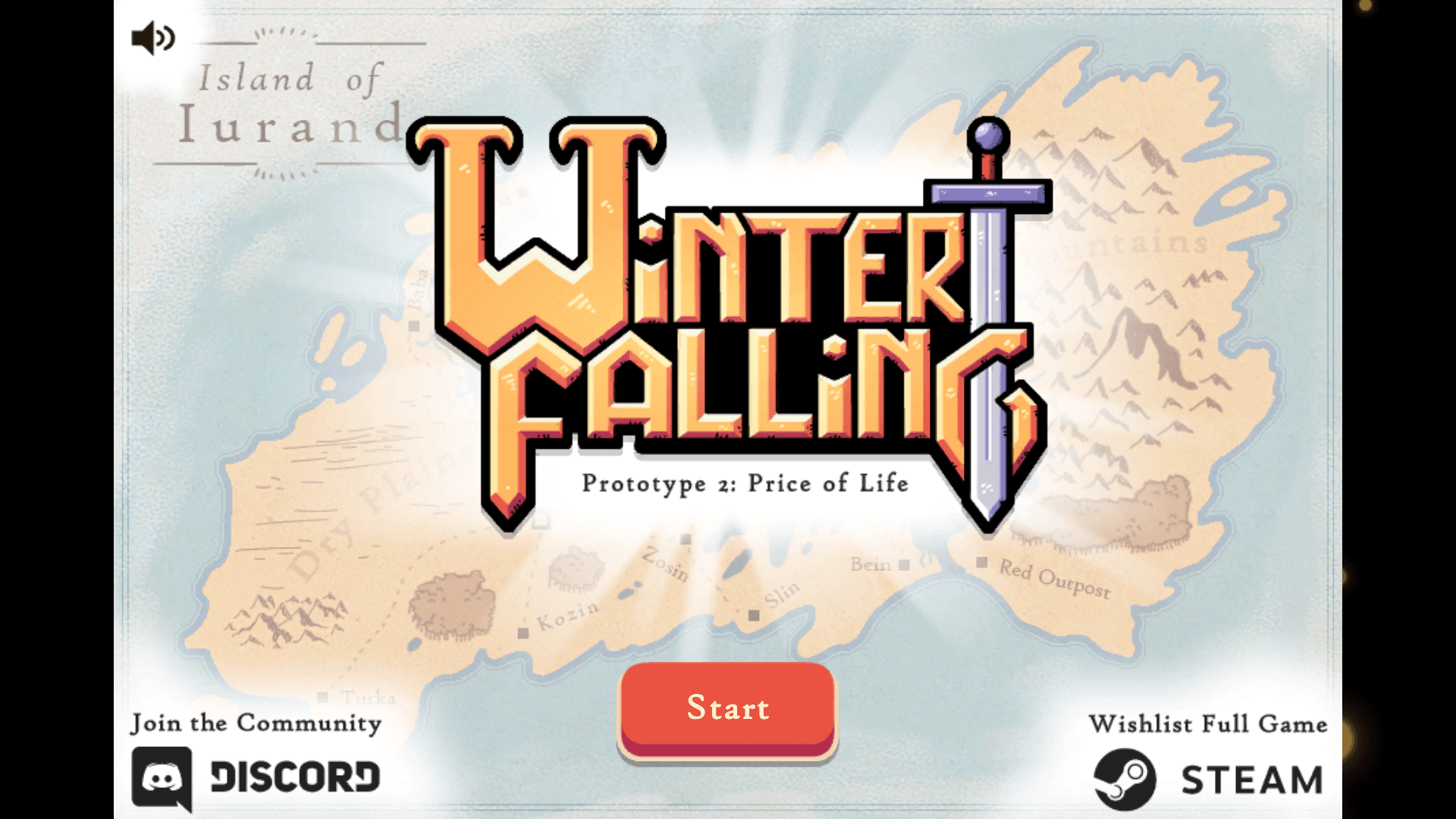 Winter Falling tactical battle map with player units creating choke points and defending positions
