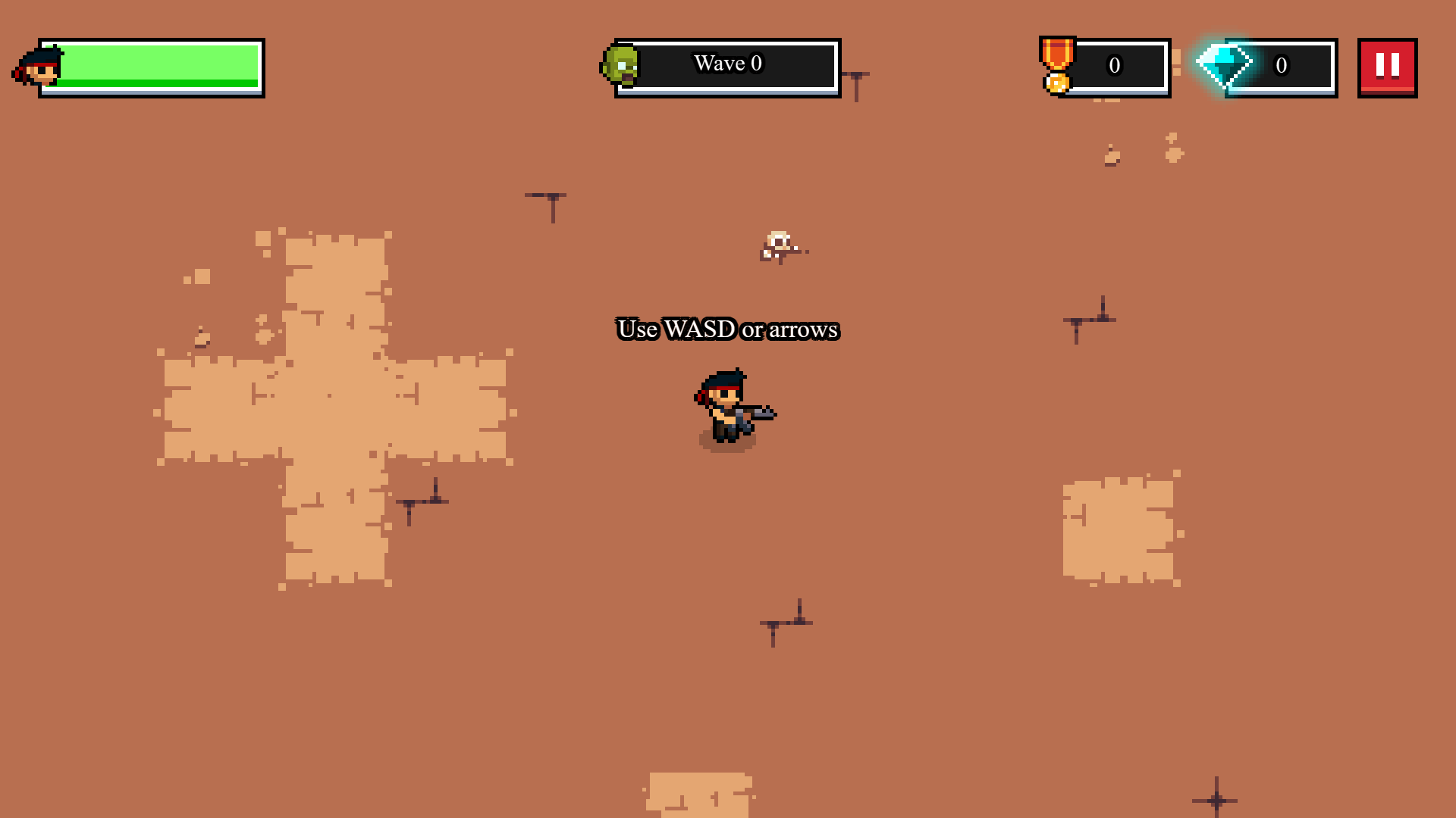 Upgrading weapons and abilities in Zombie Rush gameplay