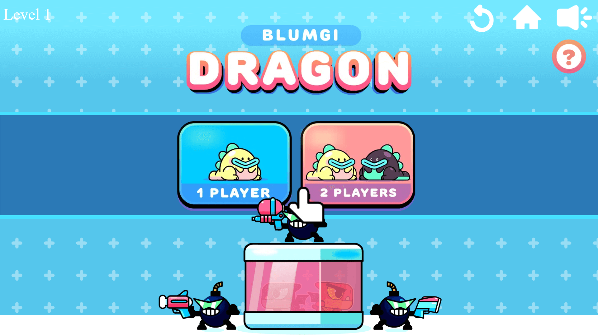 Blumgi Dragon flying through colorful landscapes while shooting at enemies3