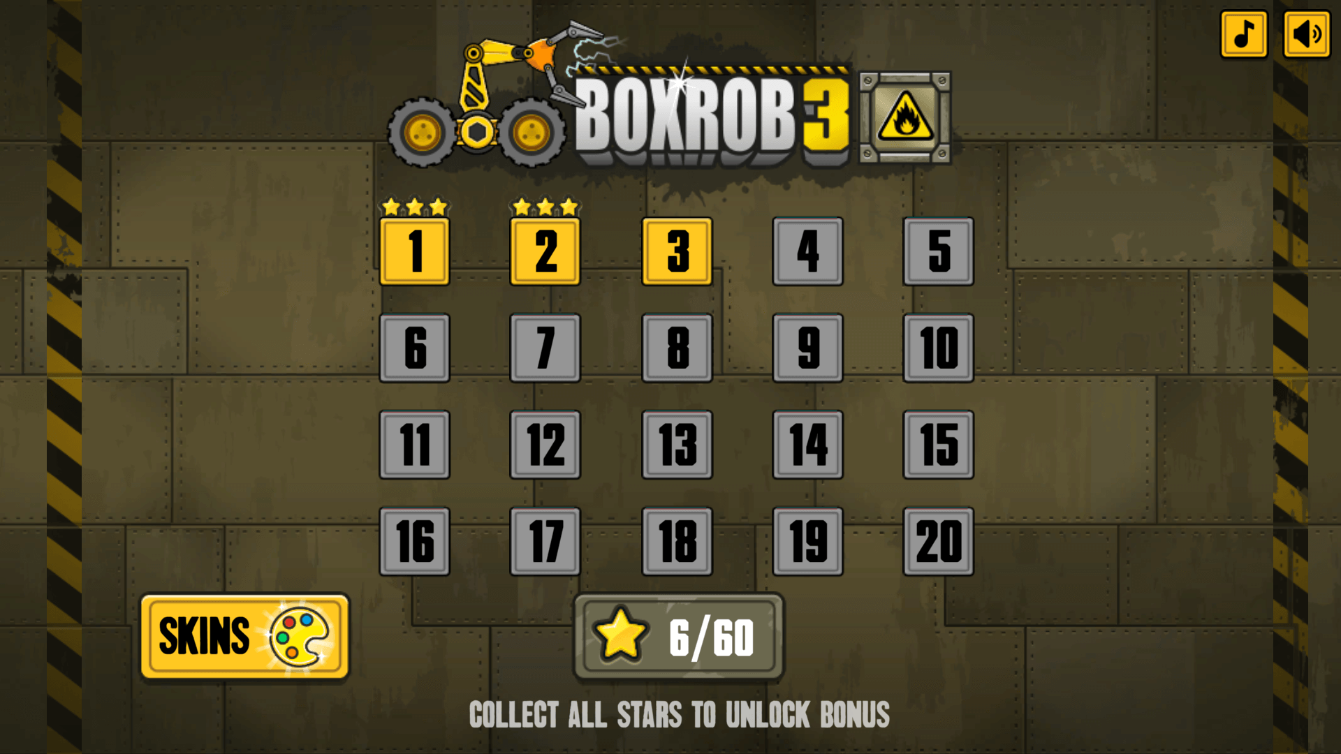 BoxRob navigating moving platforms to deliver cargo in BoxRob 3