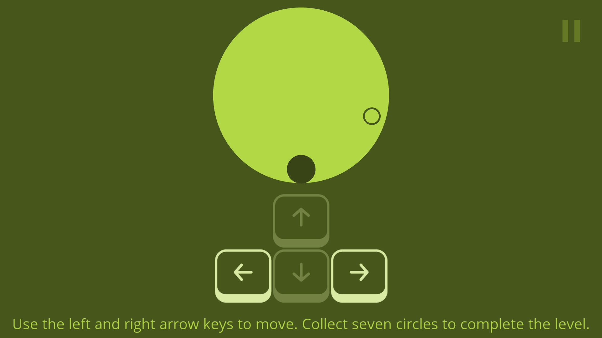 CircloO XL main menu with minimalist design and start button4