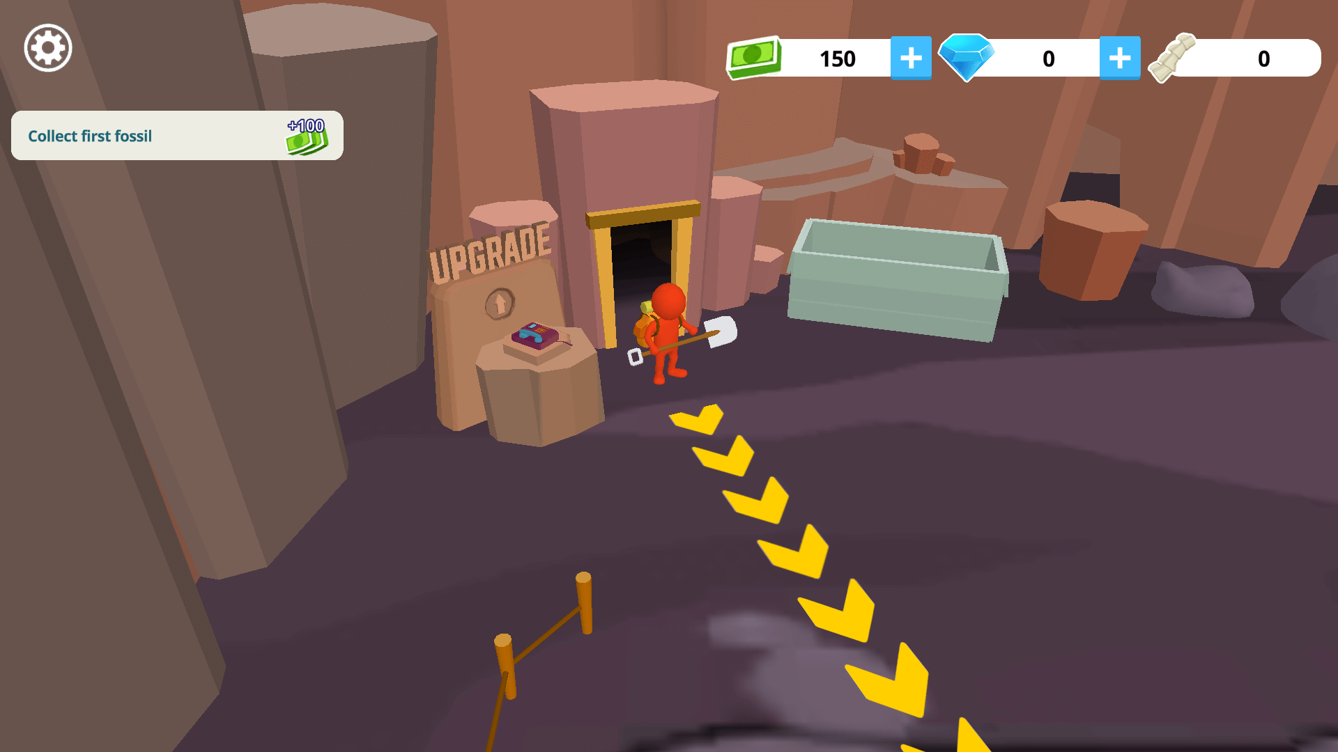 Player digging underground in Digging Master to collect treasures2