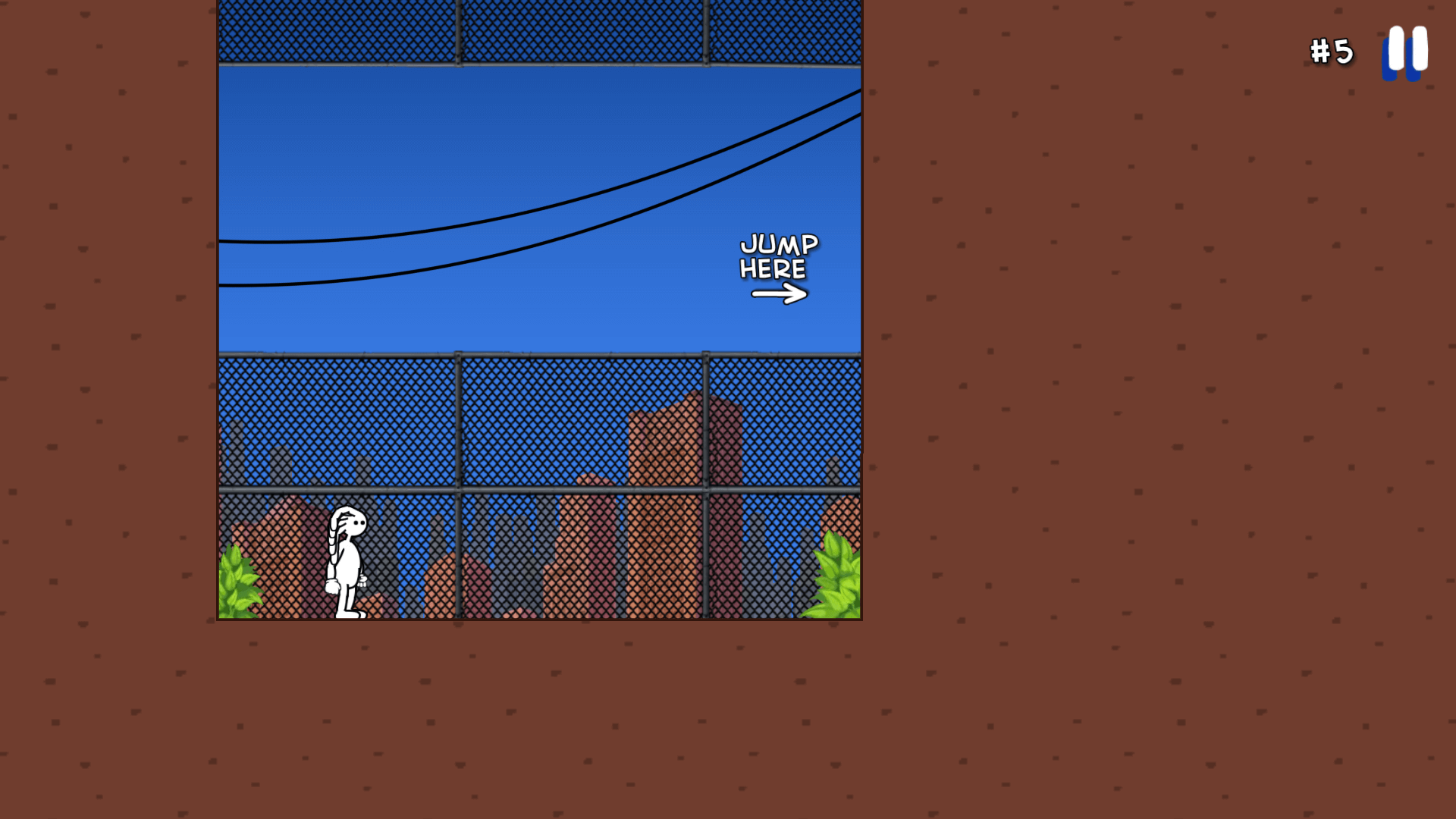 Player flipping over a gap between platforms in Dreadhead Parkour