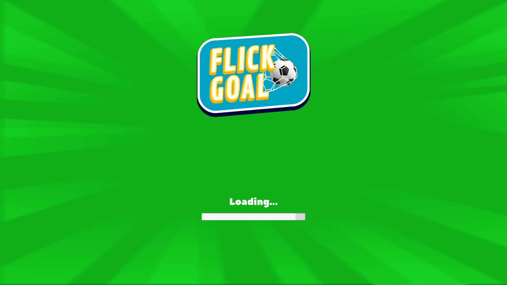 Player drawing a curved path to shoot the ball in Flick Goal gameplay4