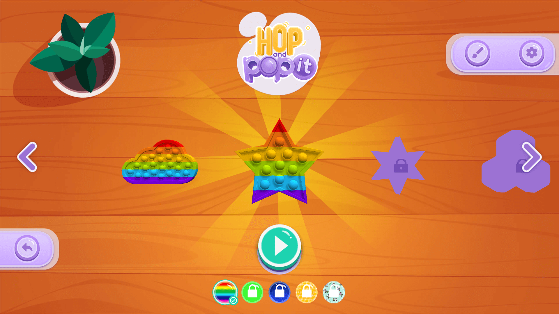 Player clicking and dragging to pop bubbles in Hop & Pop It