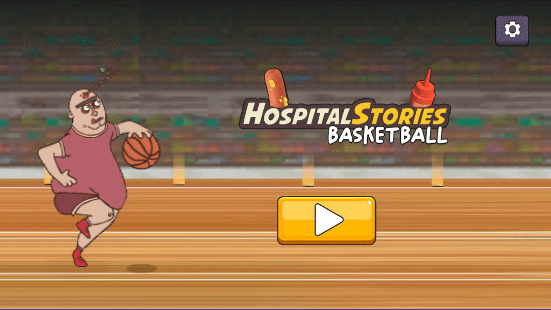 Doctor treating an injured basketball player in Hospital Stories game5