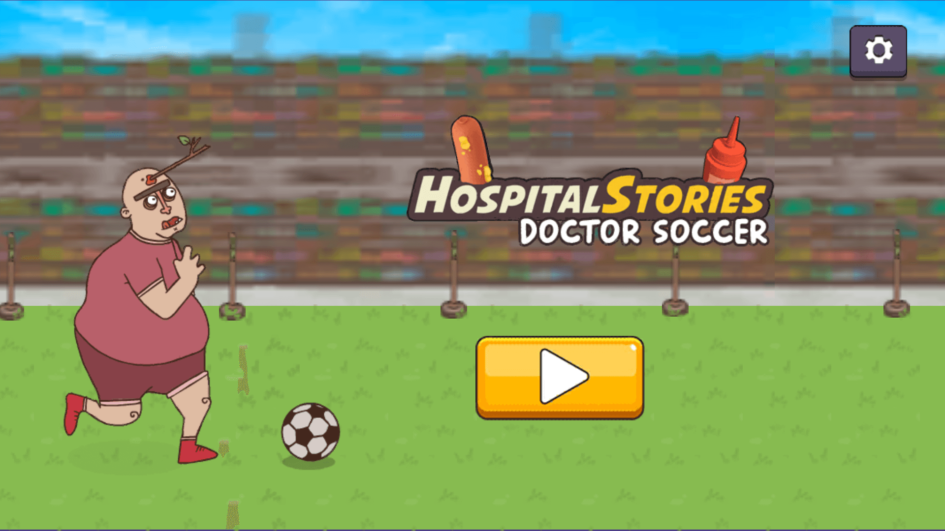 Doctor treating an injured soccer player in Hospital Stories – Doctor Soccer