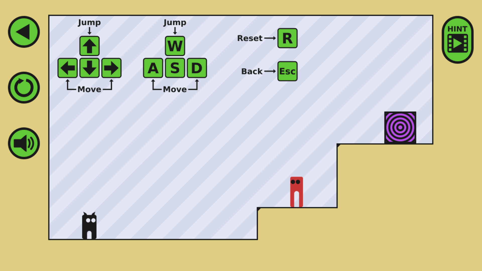 Player character jumping to possess an enemy in Jumpossess puzzle platformer game3