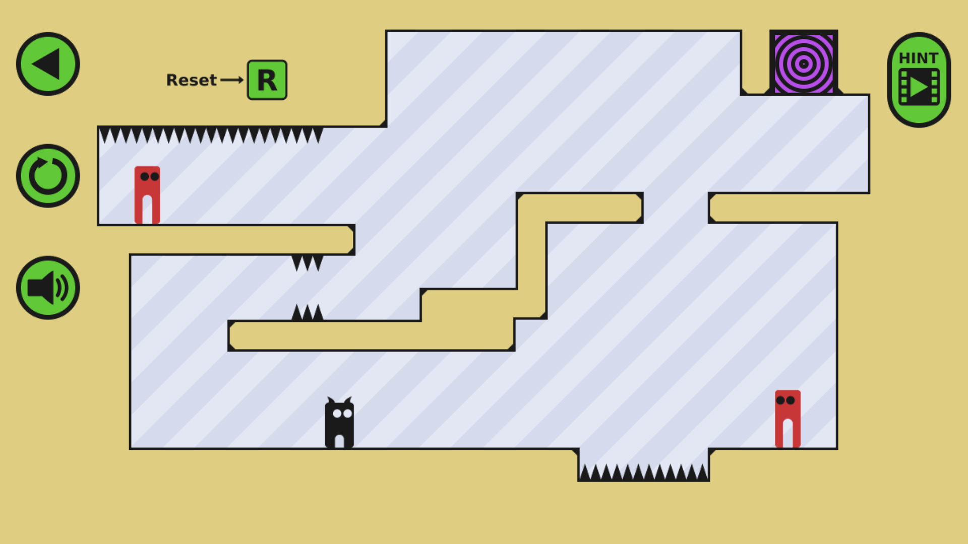 Player character jumping to possess an enemy in Jumpossess puzzle platformer game1
