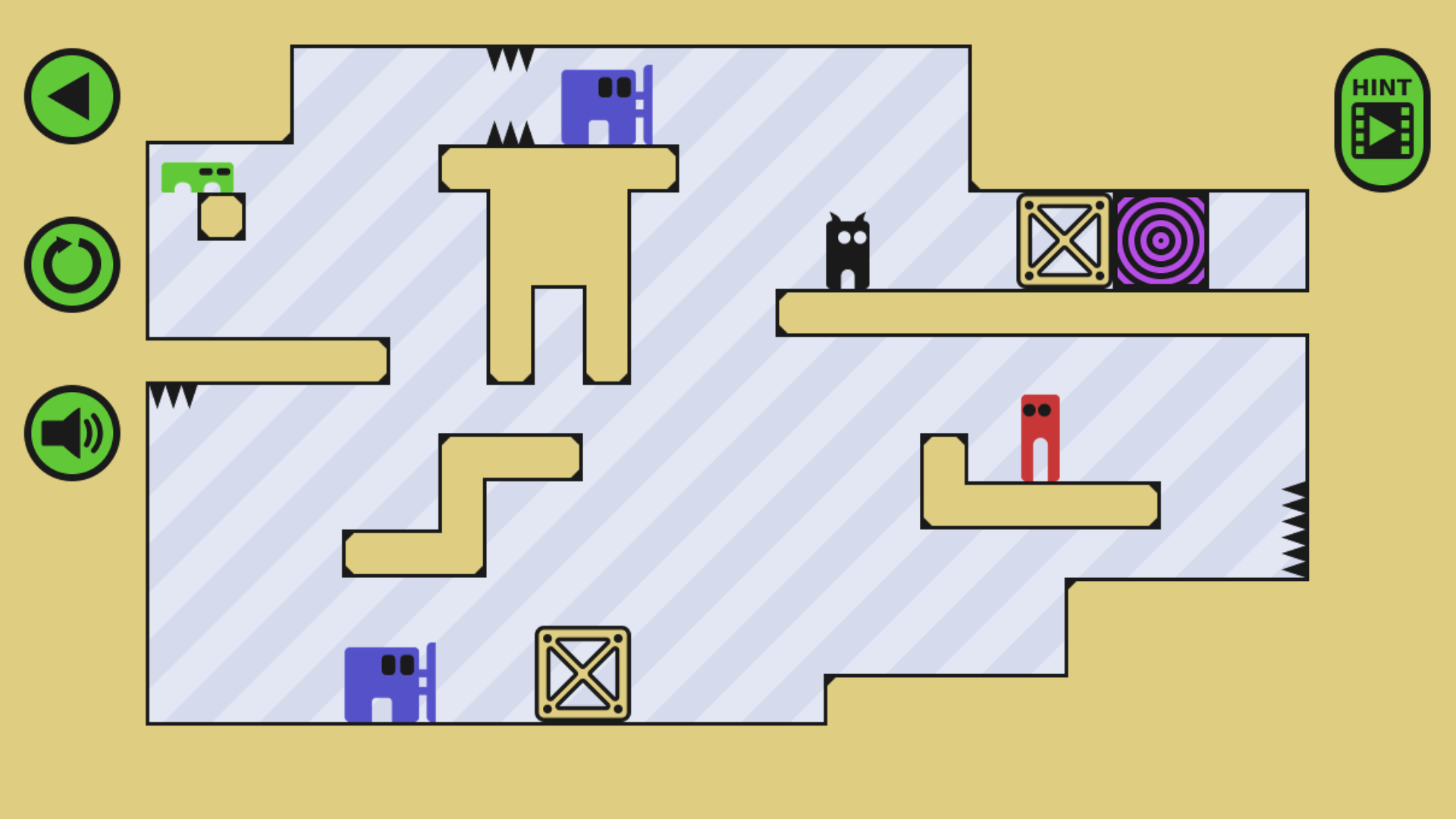 Player character jumping to possess an enemy in Jumpossess puzzle platformer game 