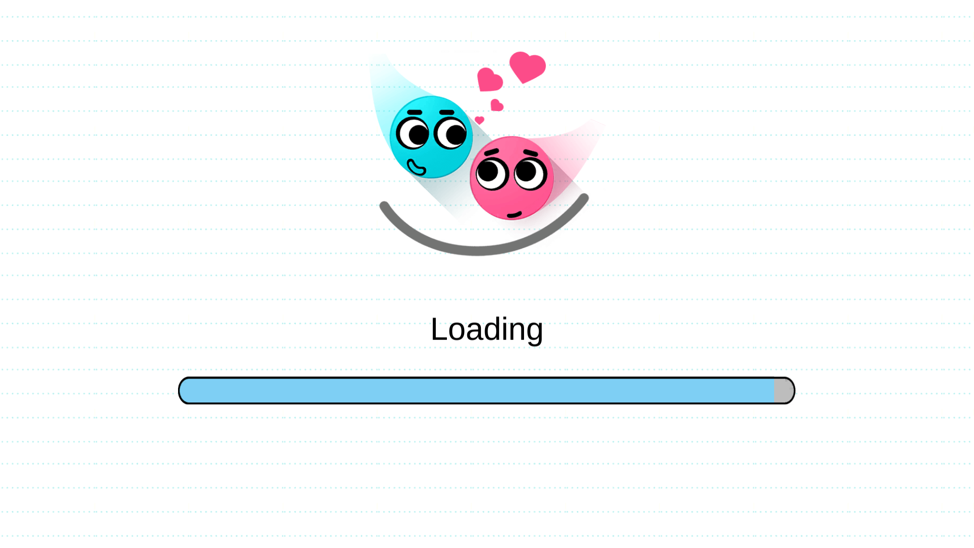Player drawing lines to connect the love balls4