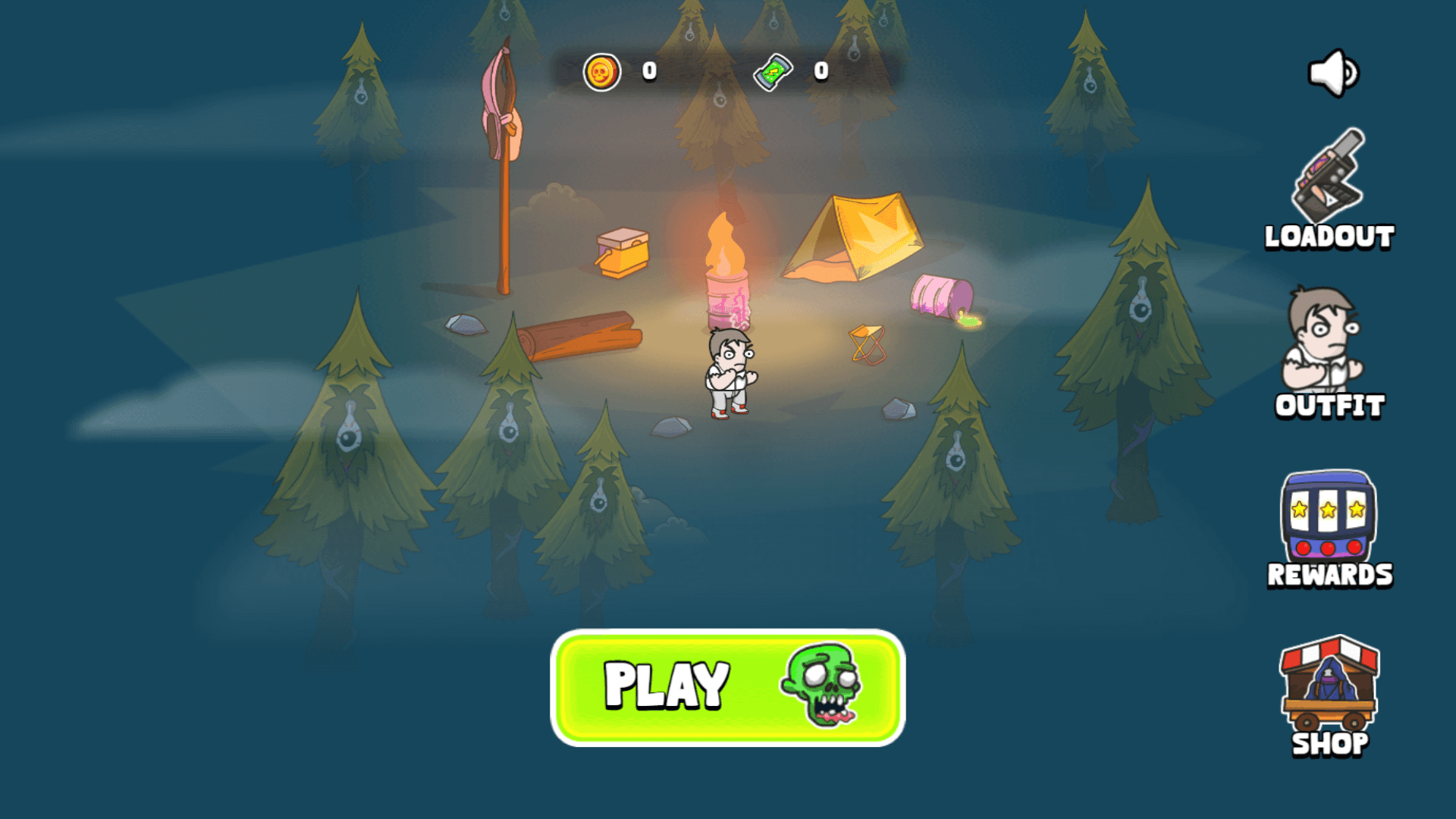 Player character battling mutated enemies in Mutazone