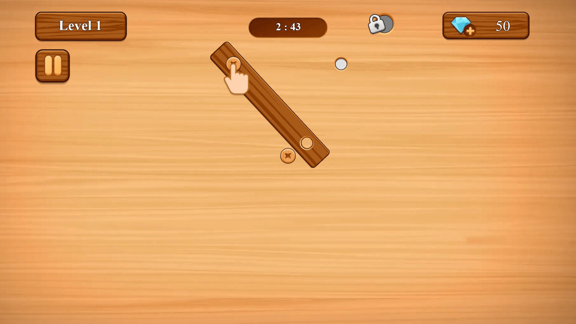 Player unscrewing bolts to solve a mechanical puzzle in Nuts and Bolts game3