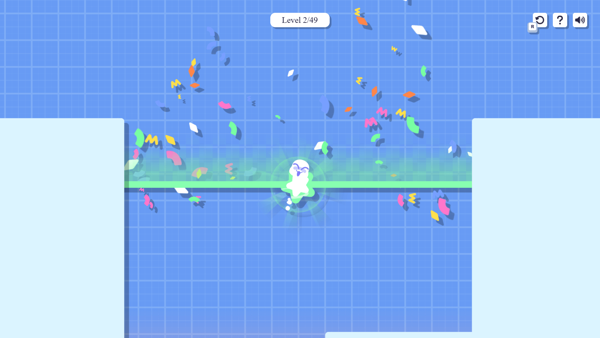 Mobile-friendly arcade game with 49 challenging levels