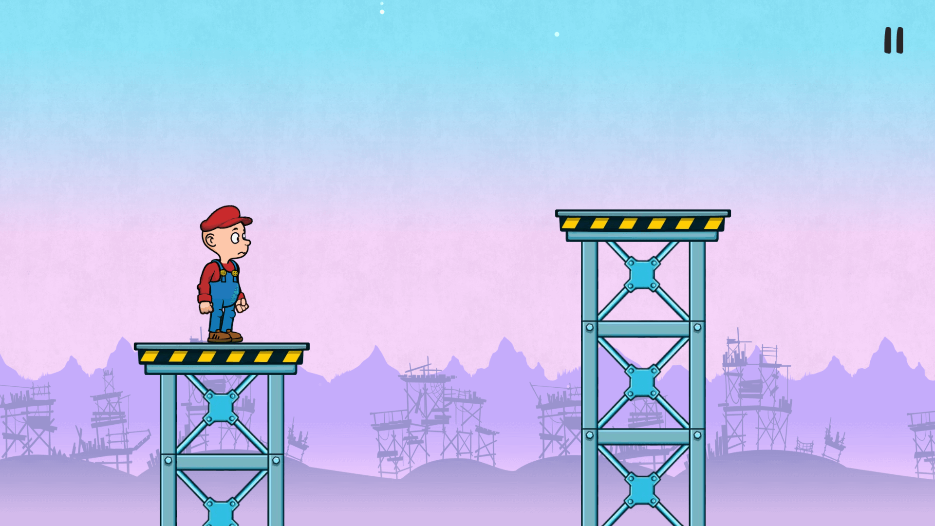 Plonky game main menu with play button and quirky ragdoll character on screen1