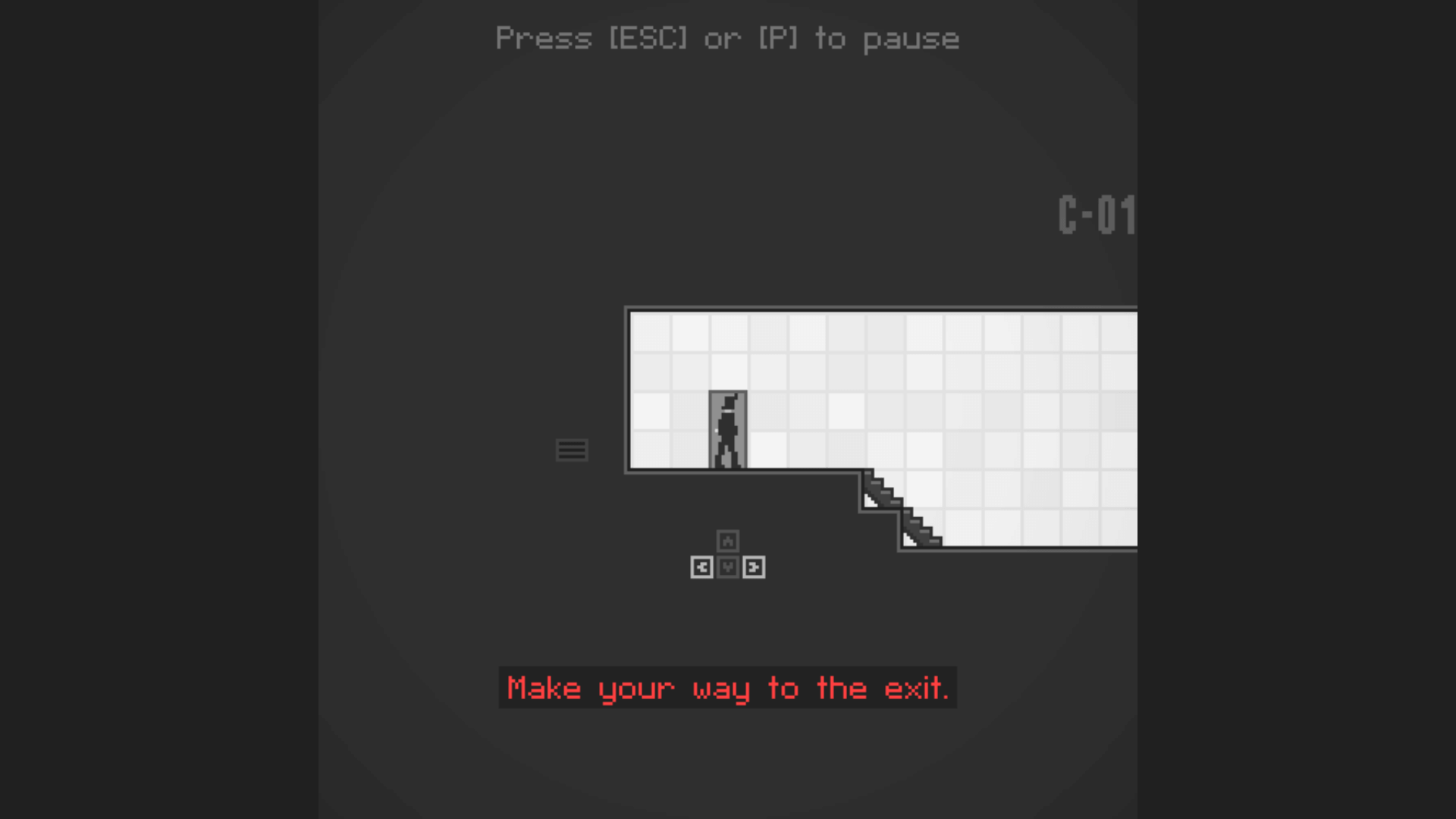 Minimalist puzzle design in Rotate platformer