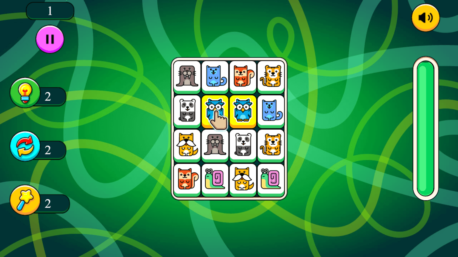 Level complete screen in Shenzhen Mahjong with all tiles cleared2