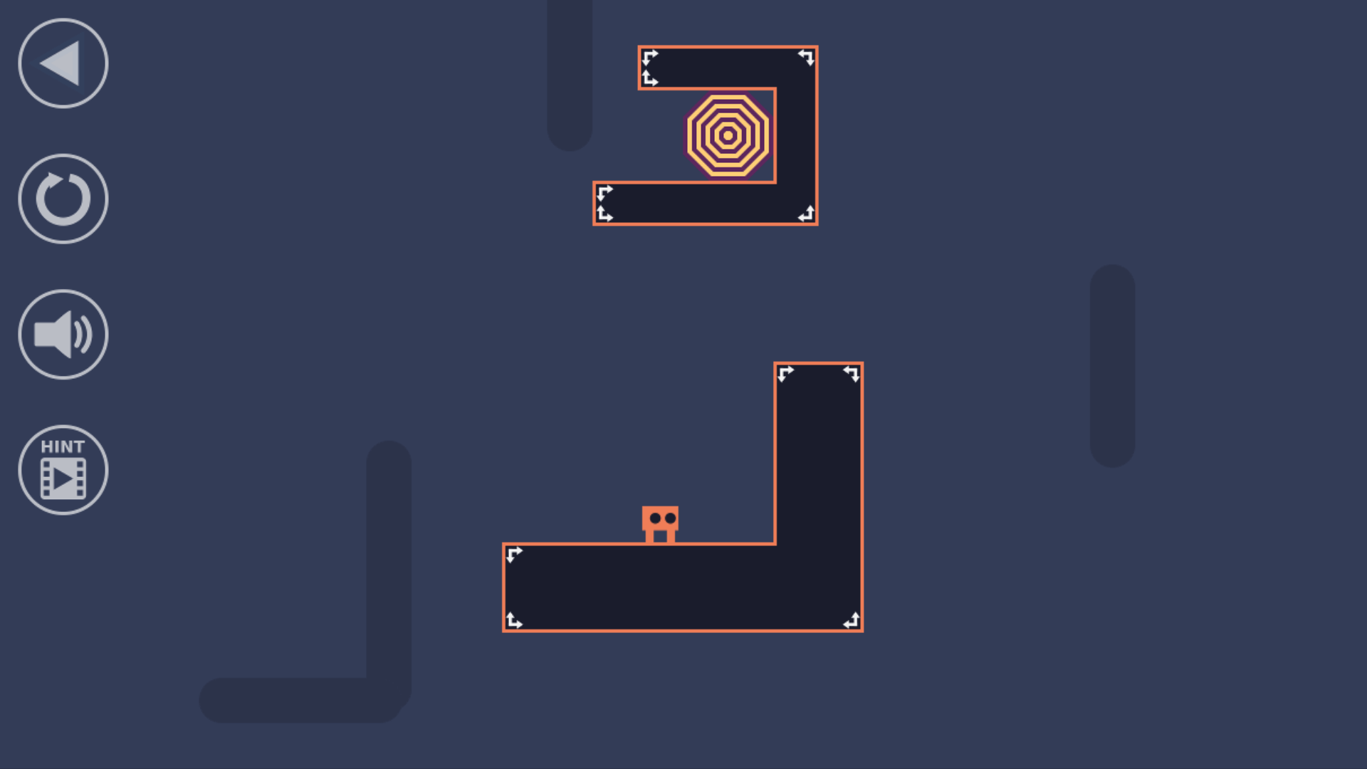 Sides of Gravity level with multiple direction paths and exit portal