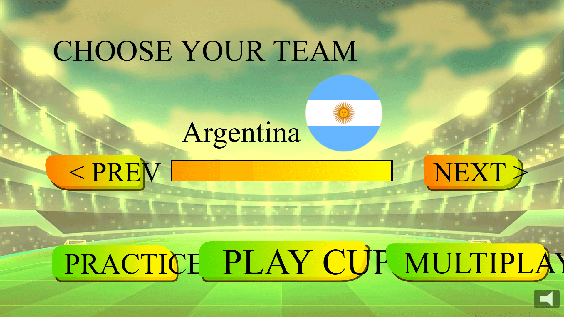 Soccer Skills World Cup 3D gameplay with player dribbling the ball1