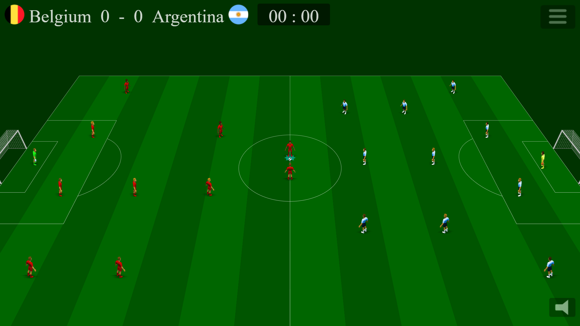 Soccer Skills World Cup 3D gameplay with player dribbling the ball2