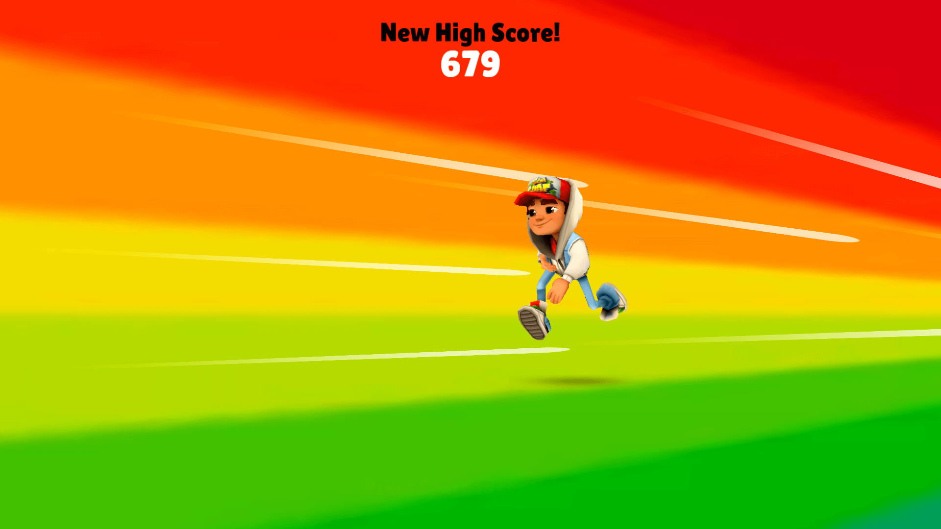 Subway Surfers character running through neon-lit Hong Kong streets1