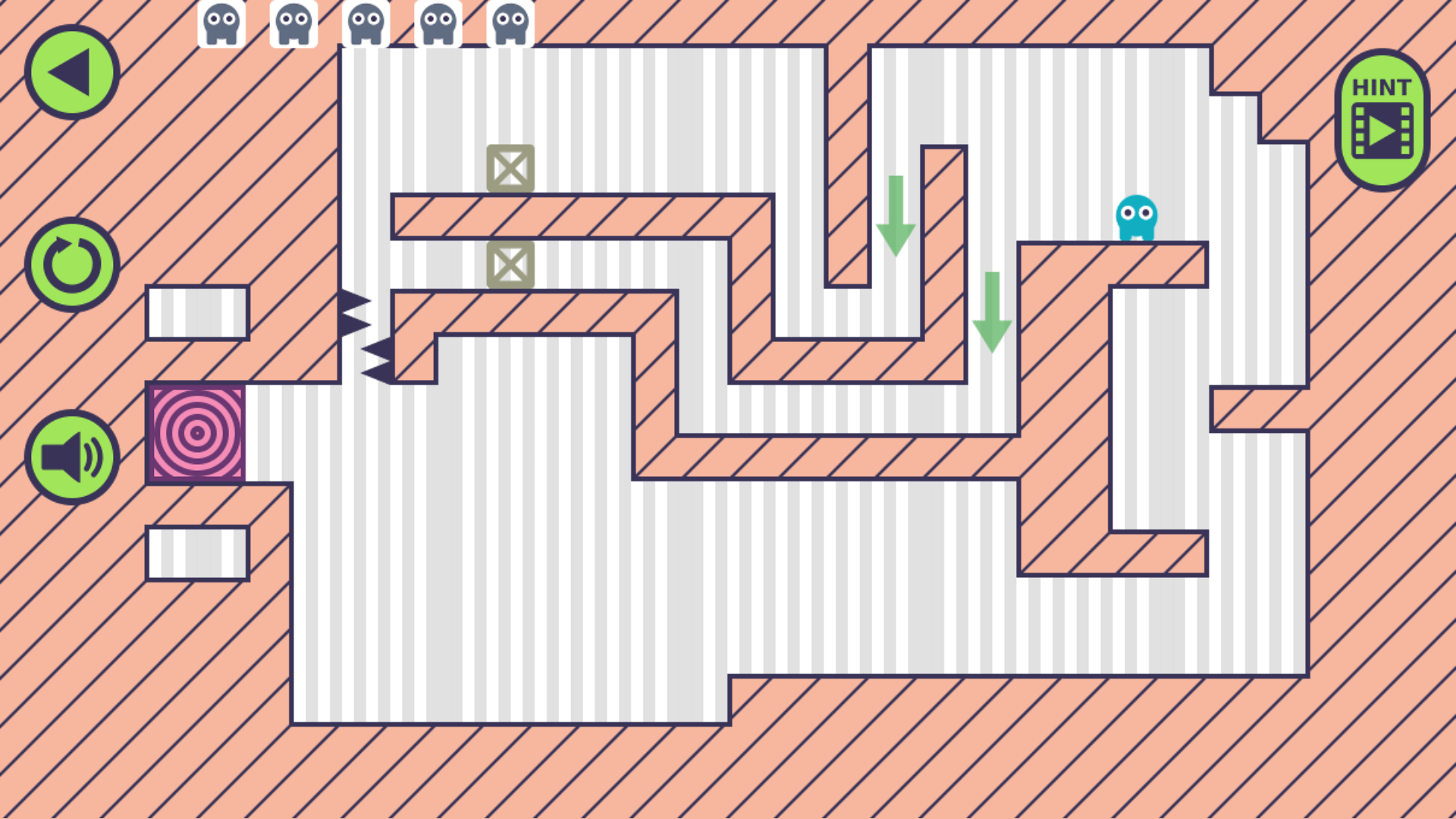 Player using a time clone to solve a switch puzzle in Time Clones game