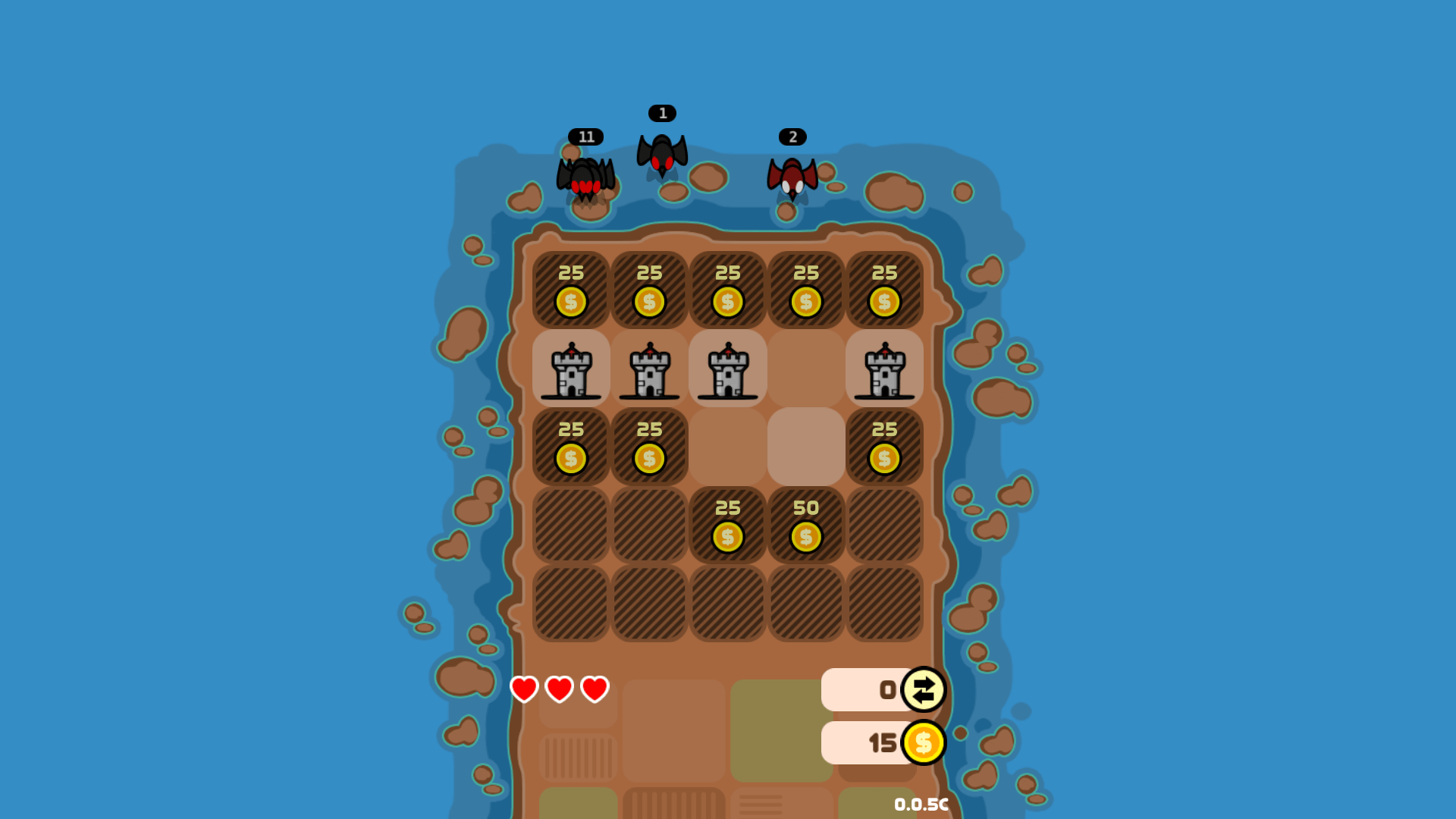 Player merging blocks in Tower Merge puzzle game