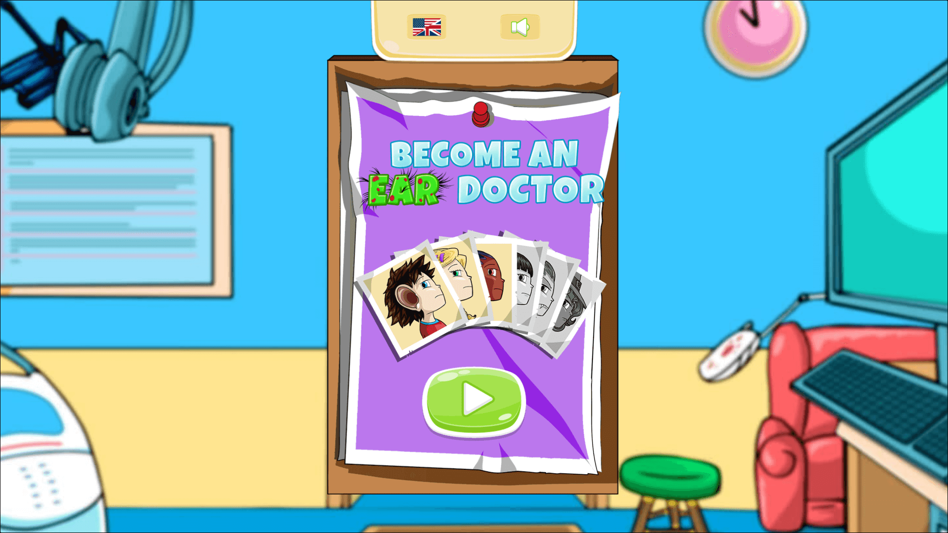 Become An Ear Doctor game – play online and treat ear problems5