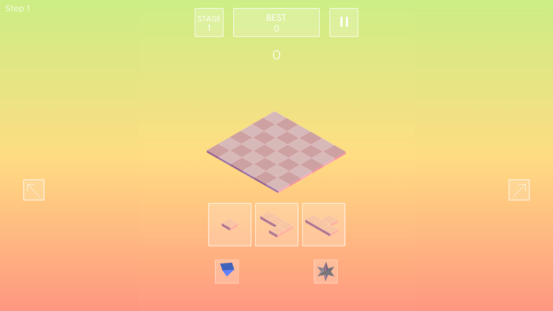 Block Blast 3D player completing horizontal and vertical lines to blast blocks and score points