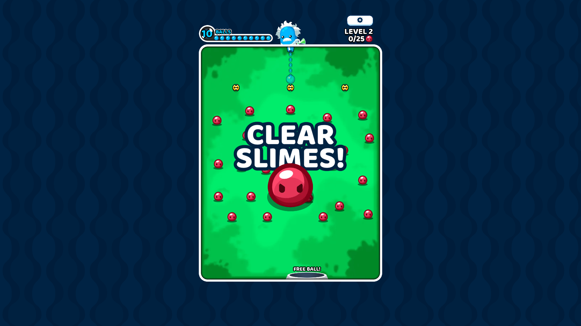 Bobble gameplay screenshot showing a dynamic peg board with colorful pegs1