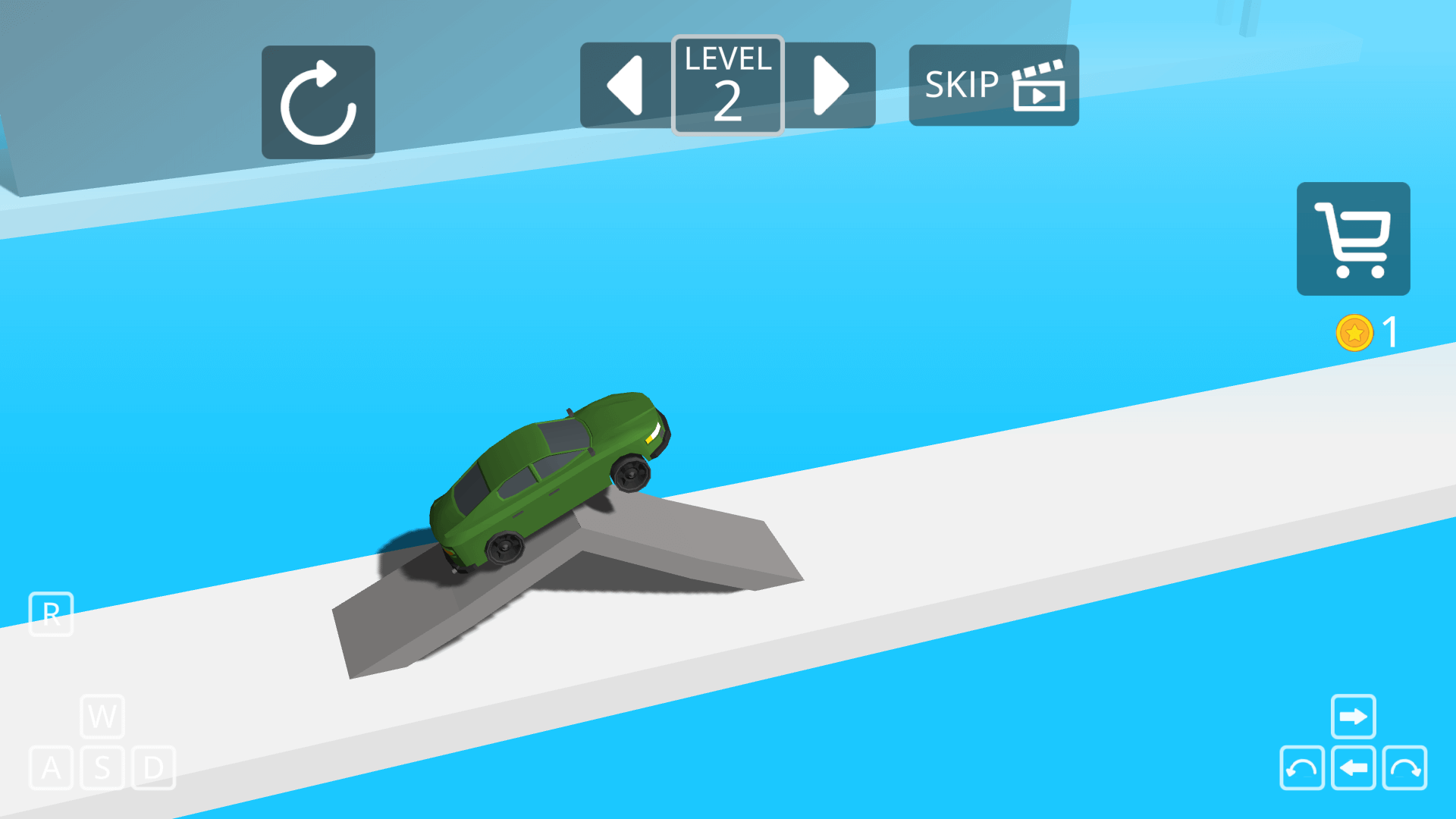 Car Stunts Adventure gameplay – car jumping over ramp2