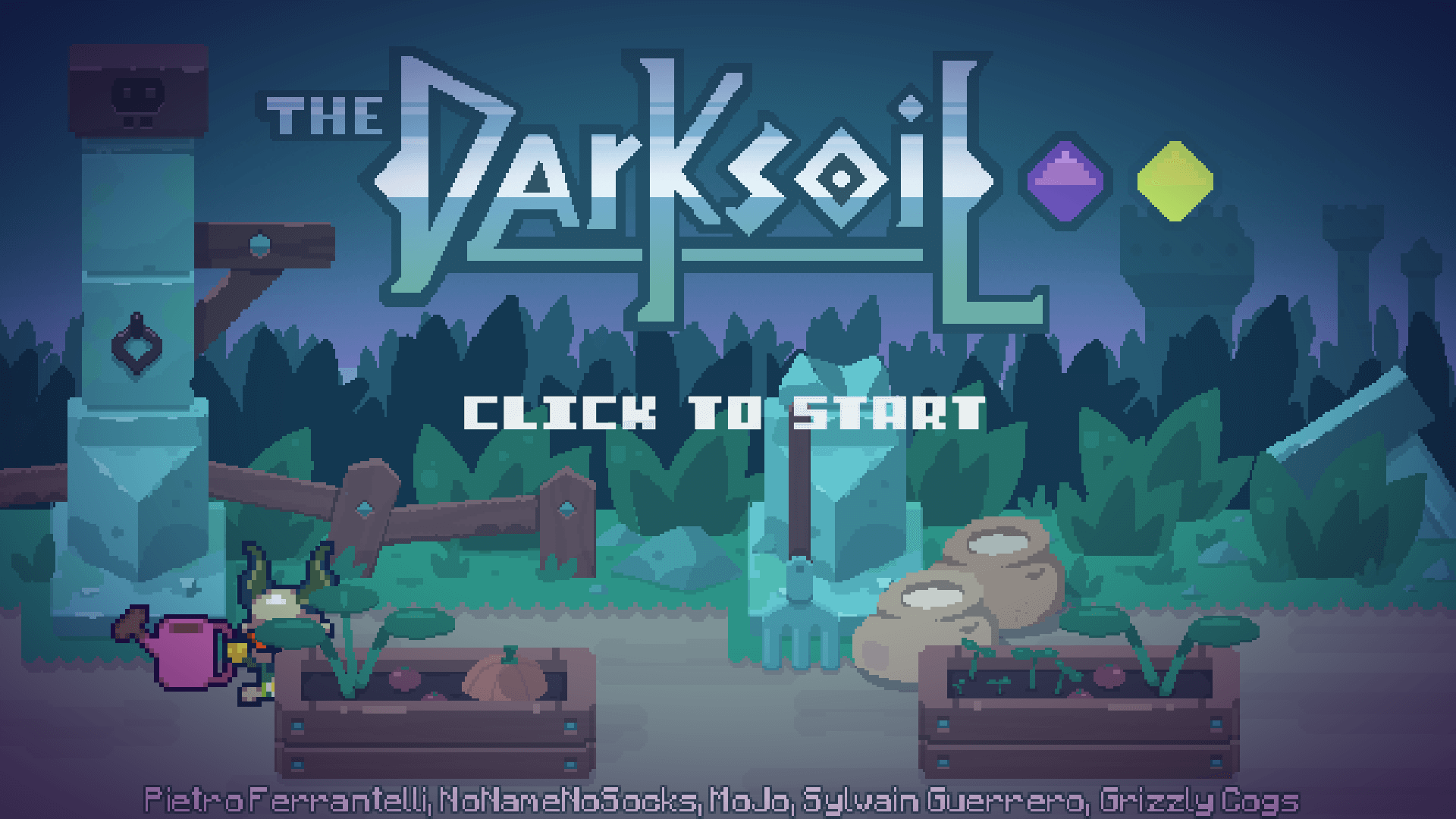 Dark Soil gameplay showing plant warriors fighting undead enemies4
