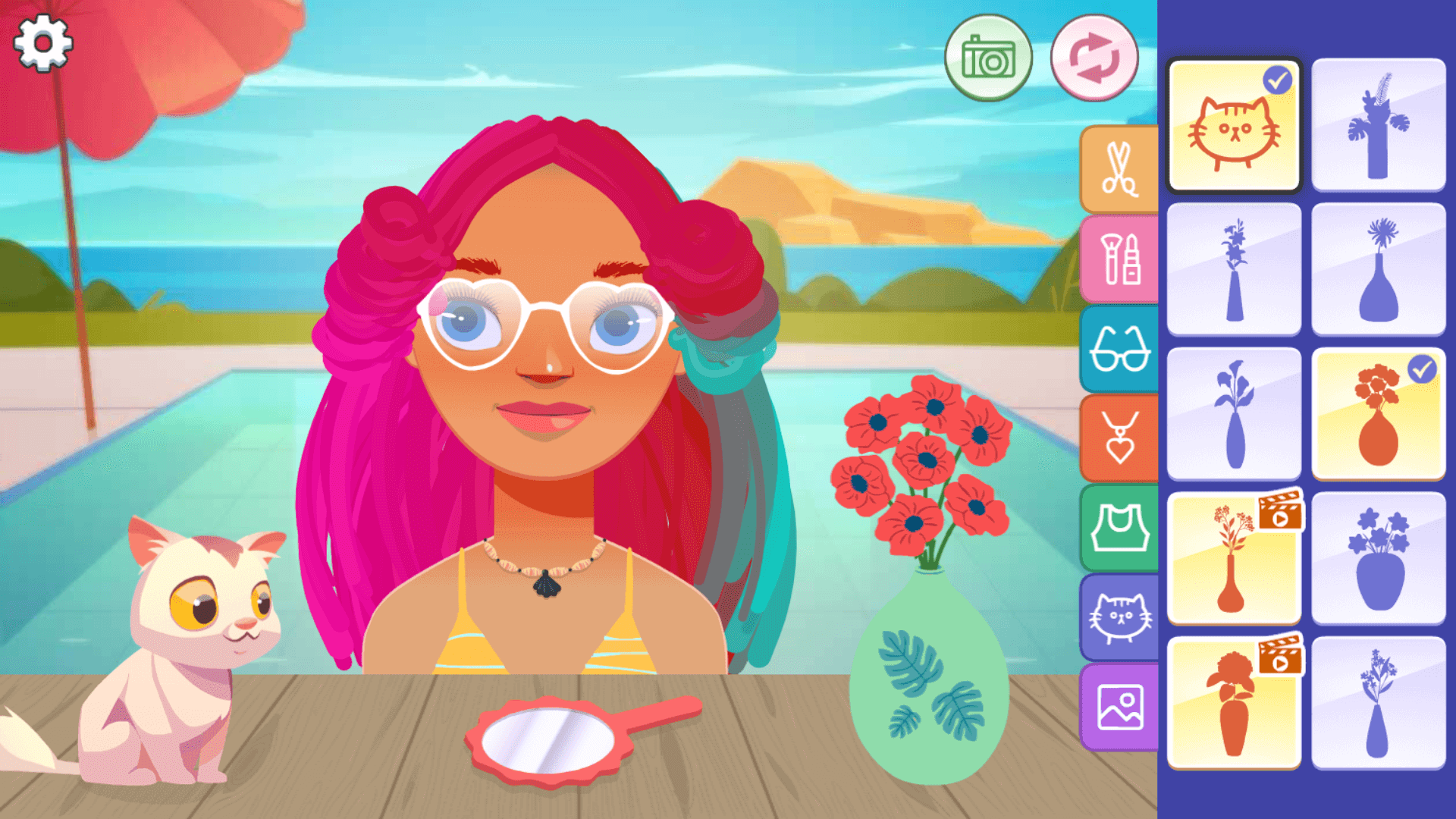 Diva Hair Salon game – wash, cut, and style realistic hair2