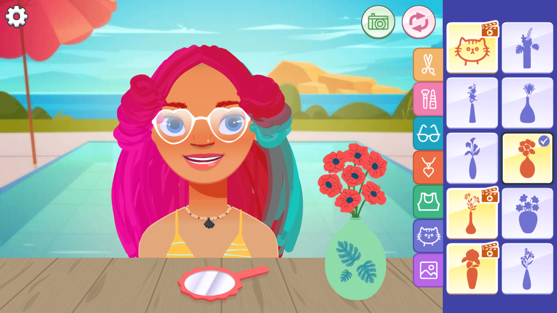 Diva Hair Salon game – wash, cut, and style realistic hair3