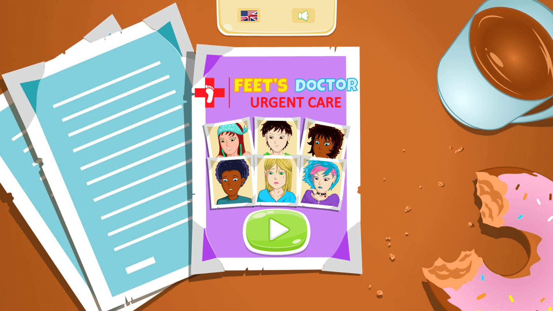 Feets Doctor Urgent Care game – treat injured feet with medical tools3