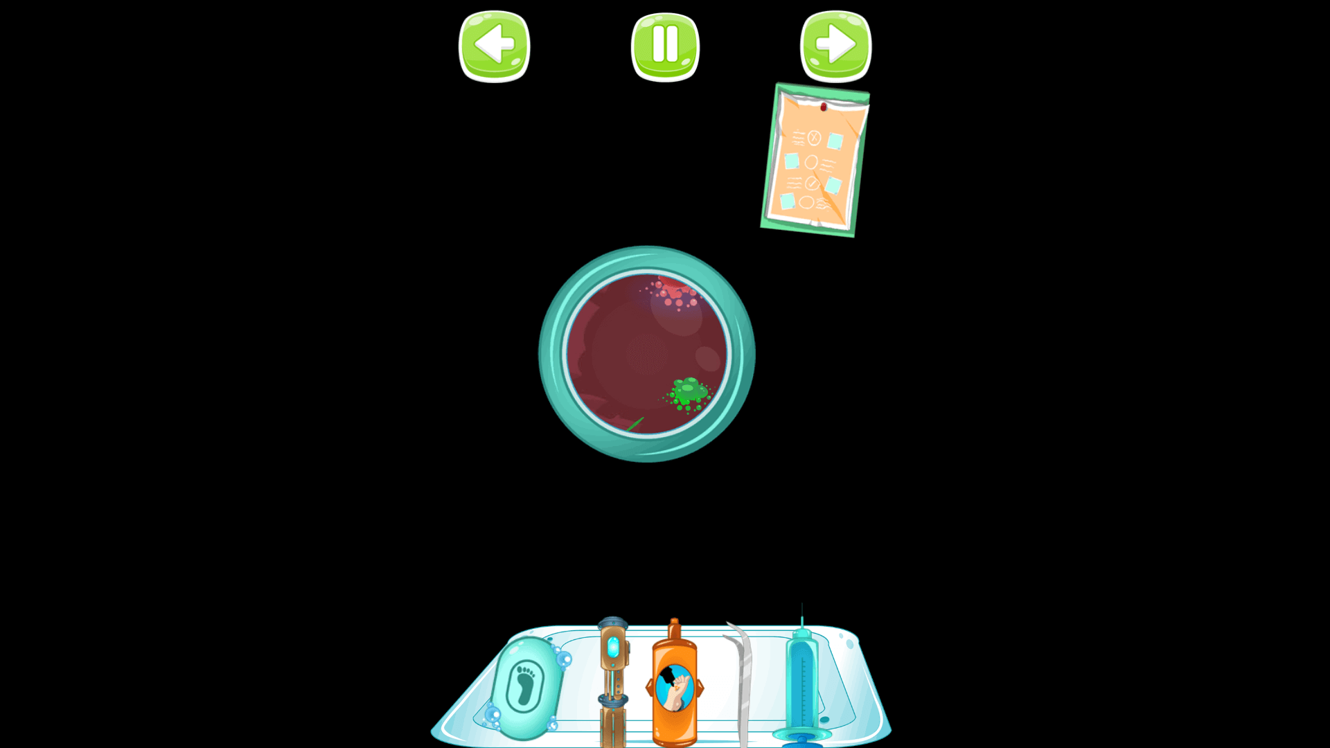 Feets Doctor Urgent Care game – treat injured feet with medical tools