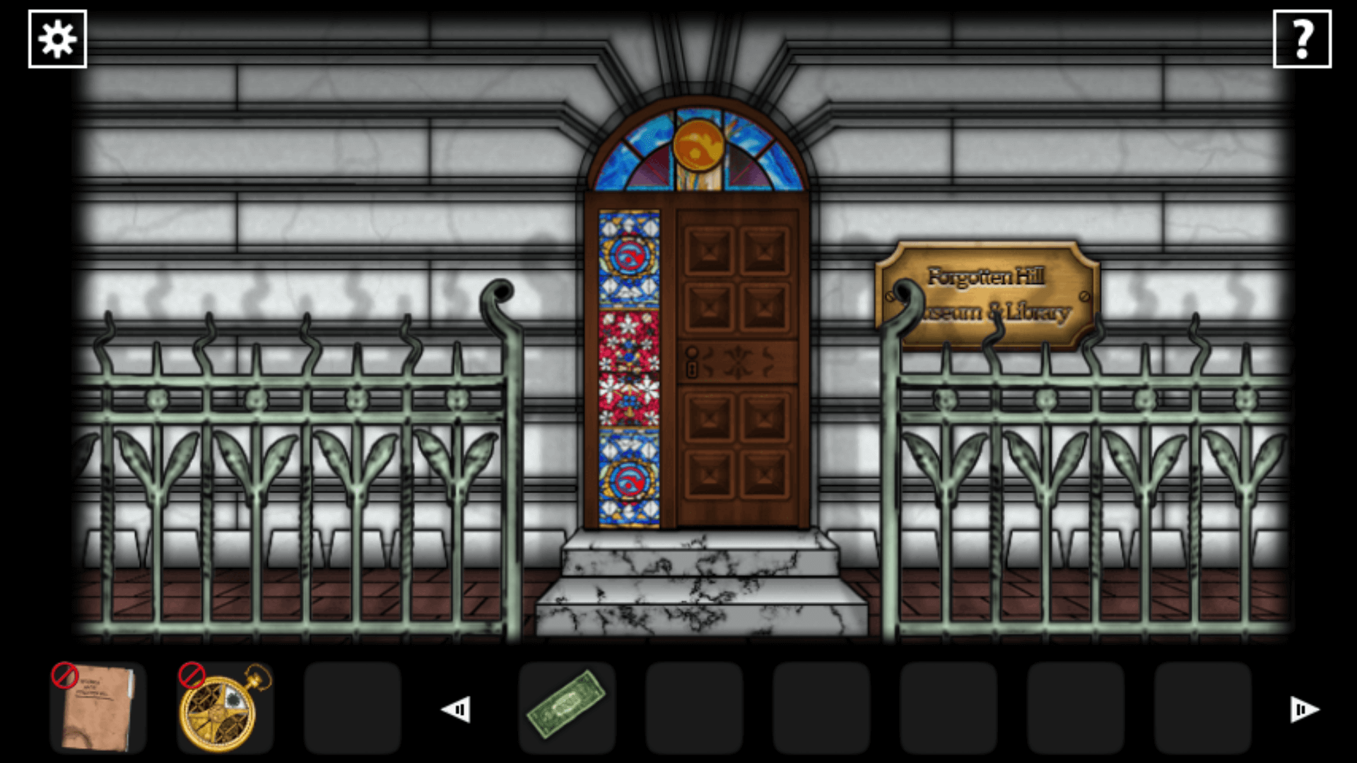 Forgotten Hill Disillusion The Library gameplay – solving puzzles in dark horror setting1