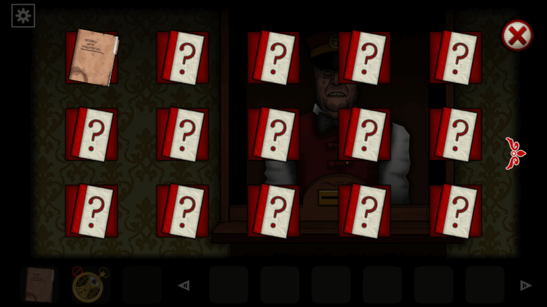 Forgotten Hill Disillusion The Library gameplay – solving puzzles in dark horror setting3