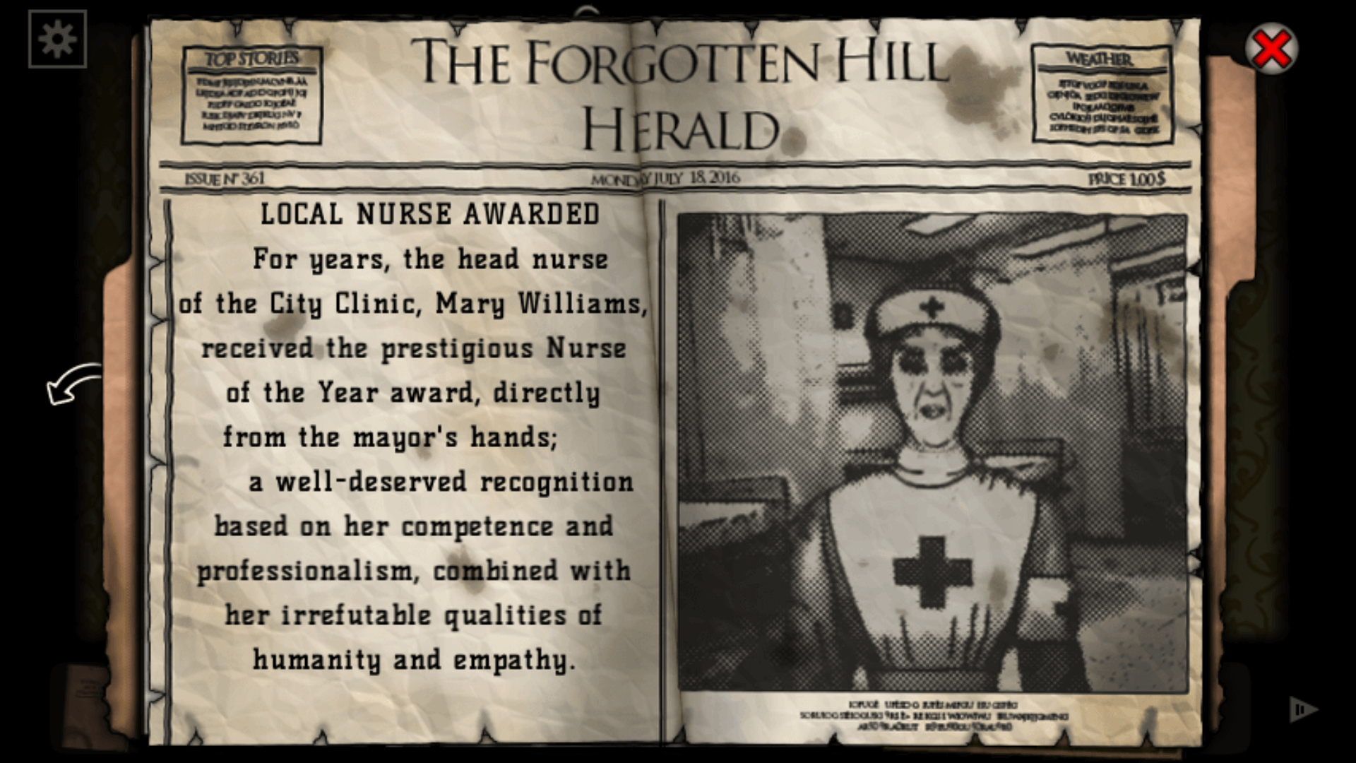 Forgotten Hill Disillusion The Library gameplay – solving puzzles in dark horror setting4