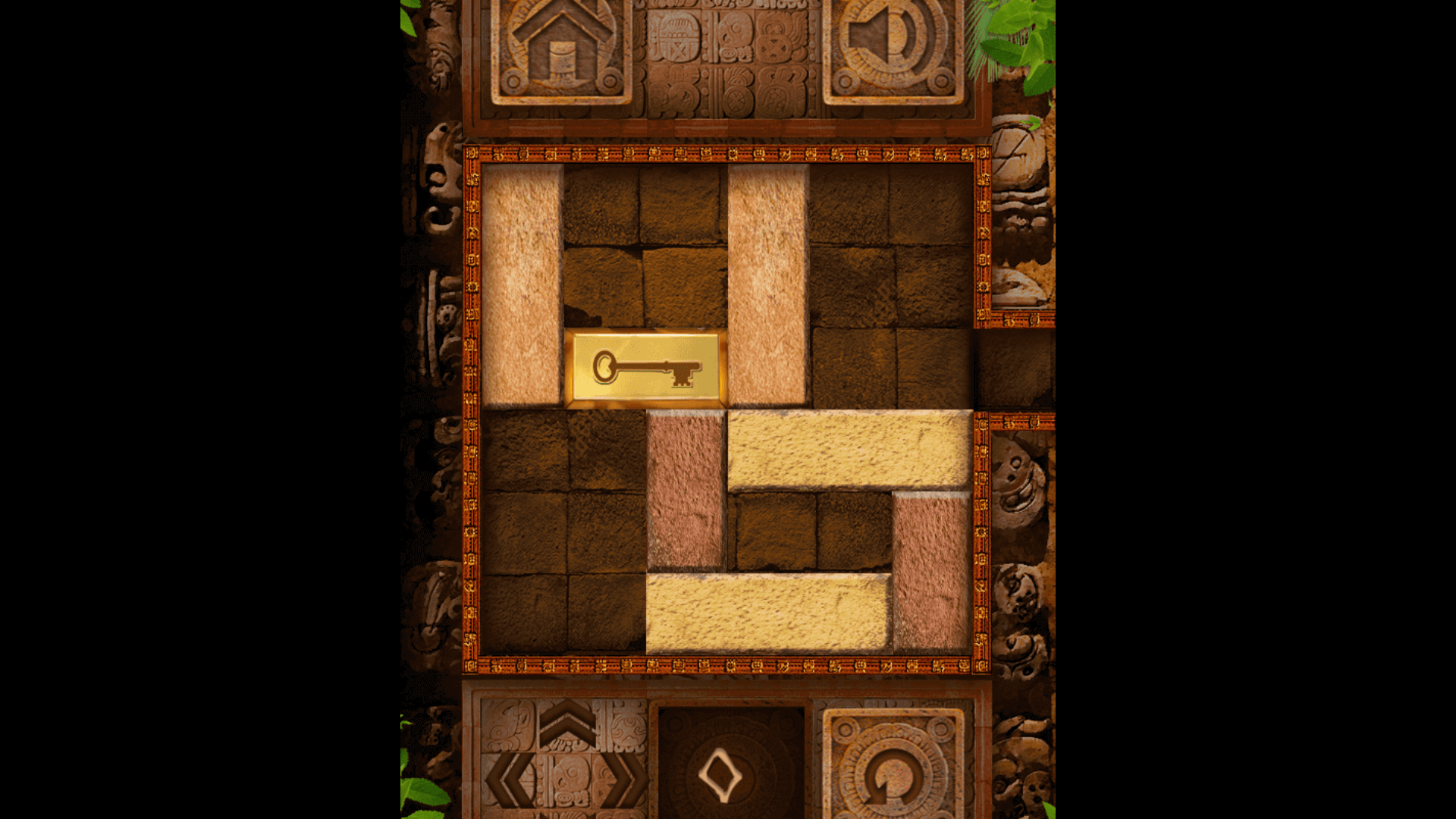 Free The Key gameplay sliding blocks to unlock golden key