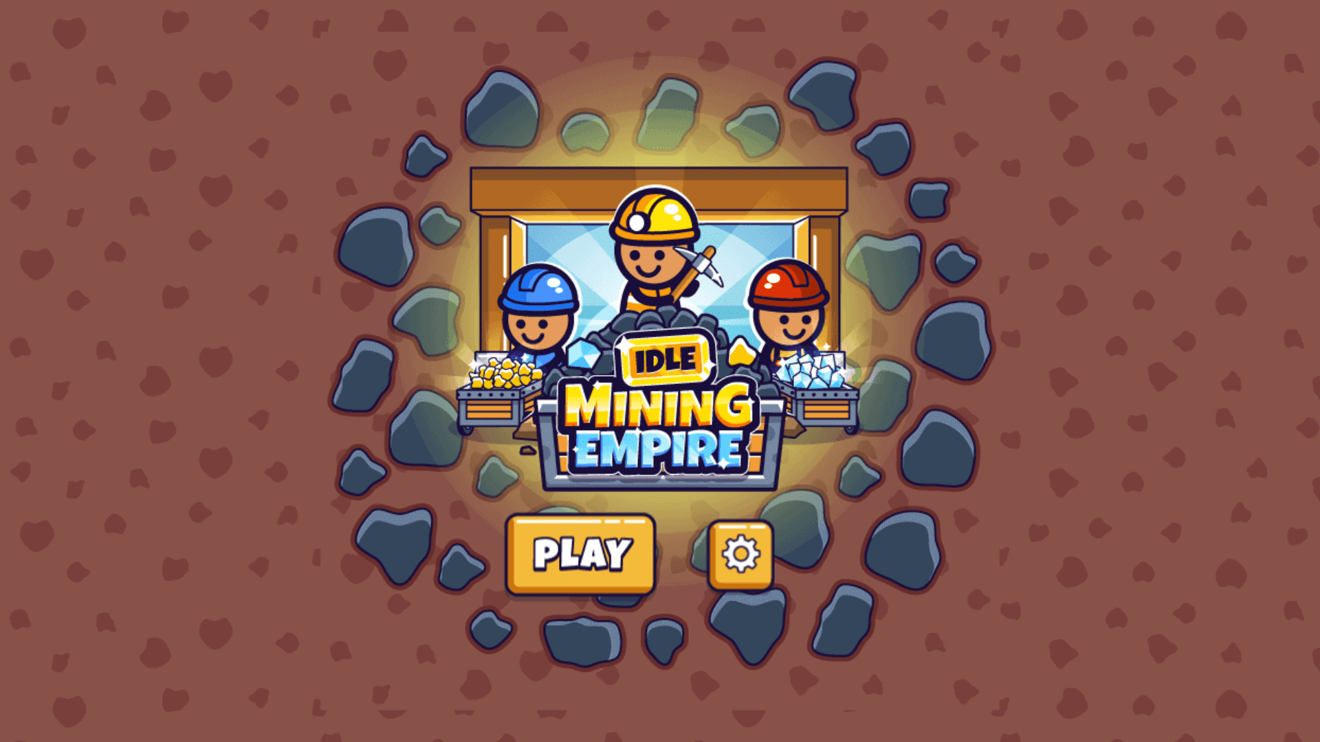 Idle Mining Empire gameplay showing miners extracting resources underground4
