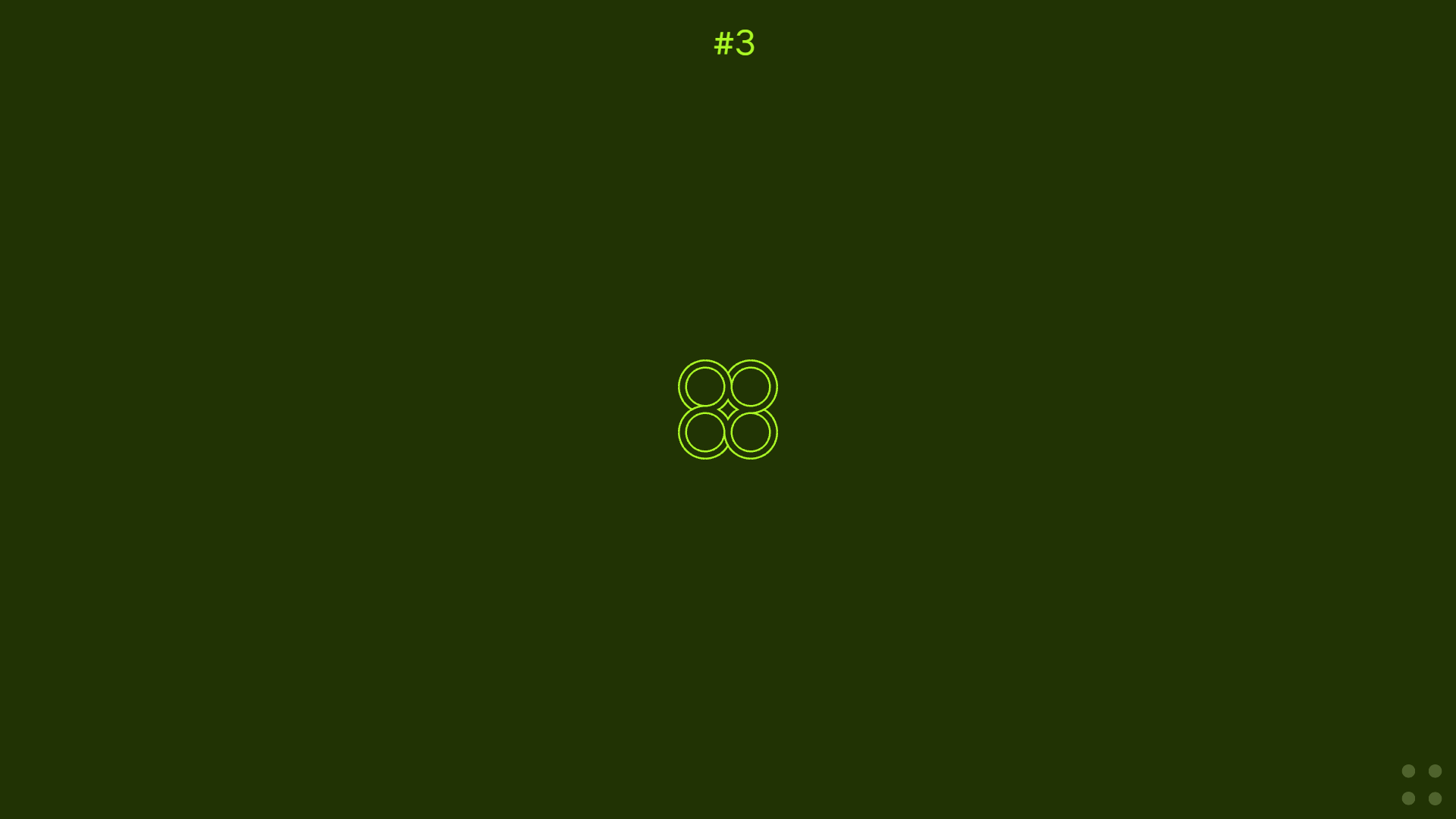 Infinity Loop puzzle game interface with glowing looping patterns1