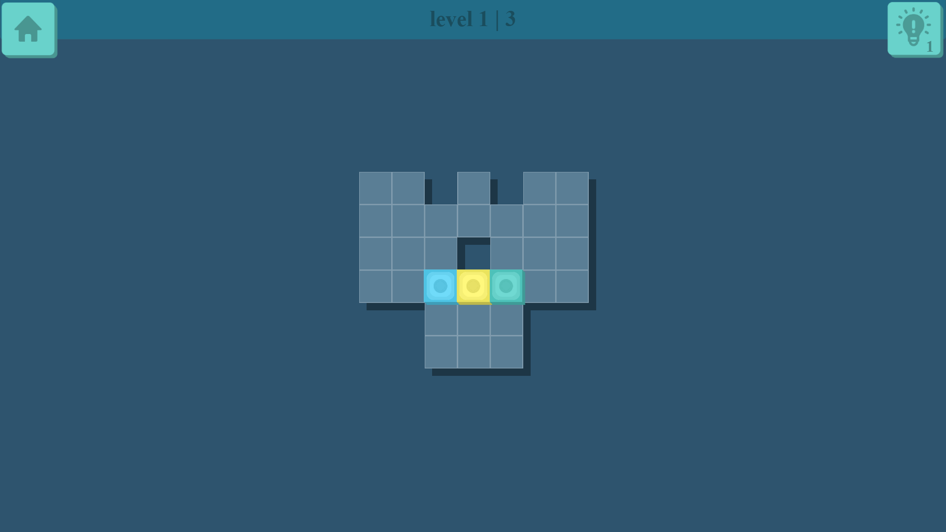Line To Fill gameplay showing a player drawing a line to fill a shape2