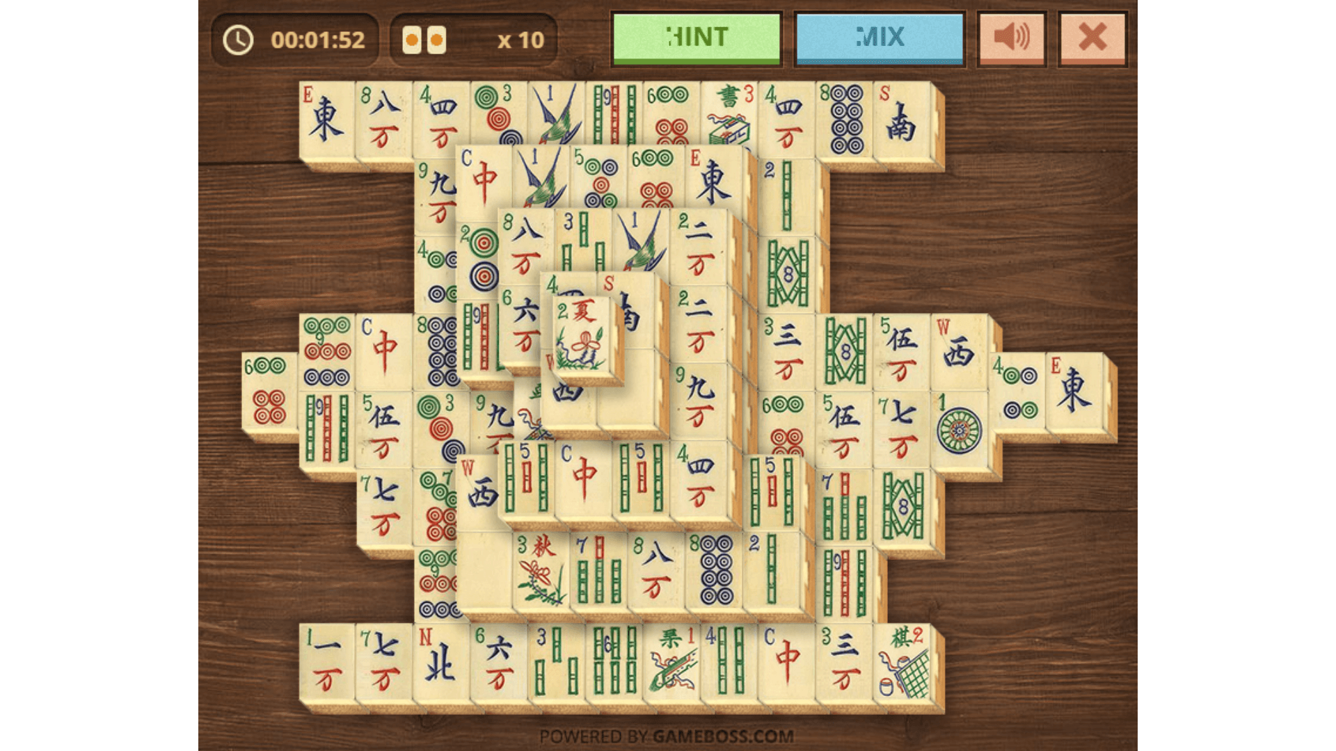 Mahjong Real online gameplay – classic tile-matching puzzle board2