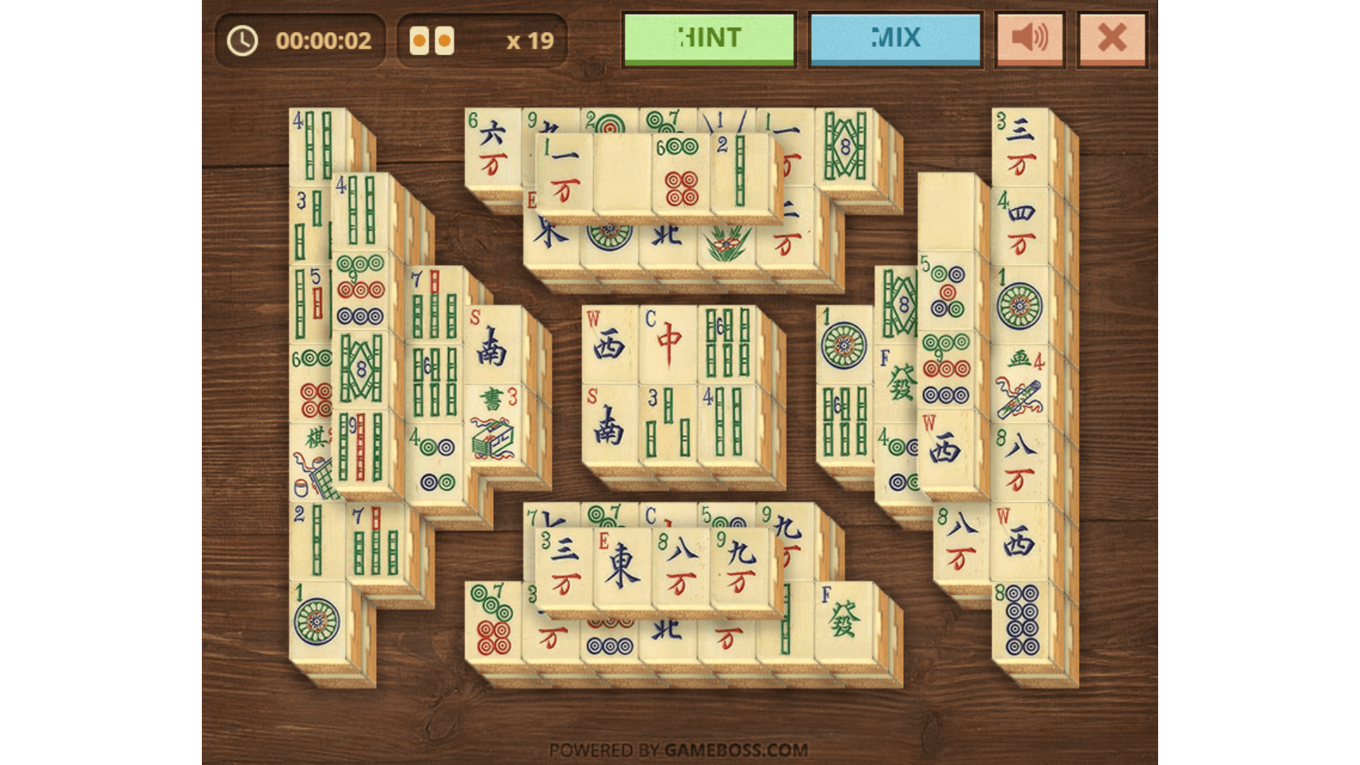 Mahjong Real online gameplay – classic tile-matching puzzle board1