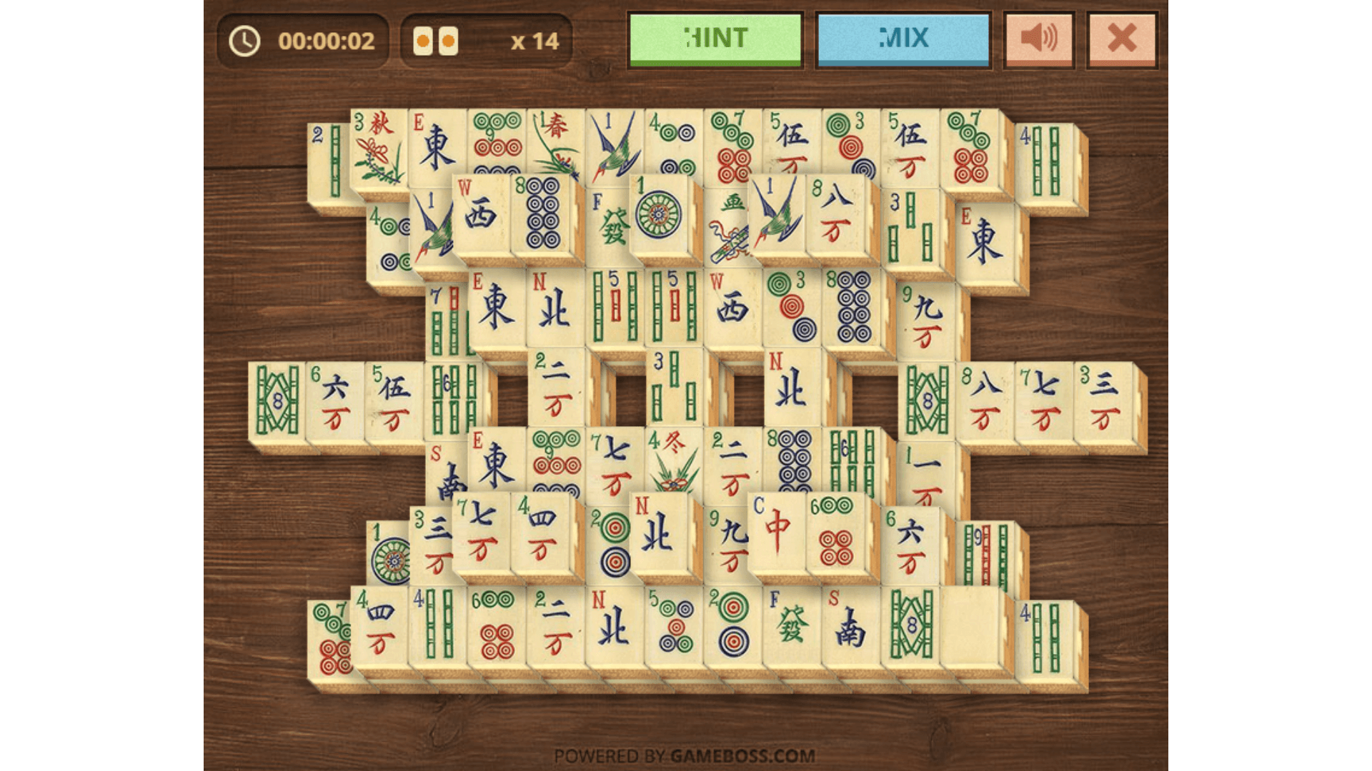 Mahjong Real online gameplay – classic tile-matching puzzle board