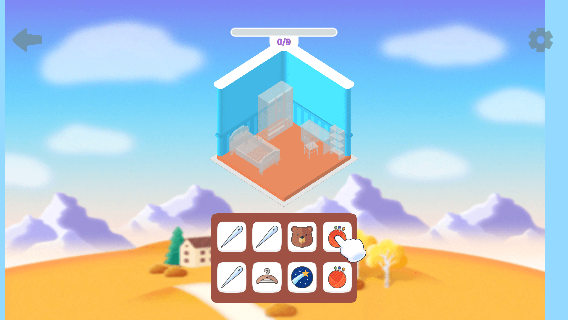 Merge And Decor gameplay – merging two items to create new furniture4