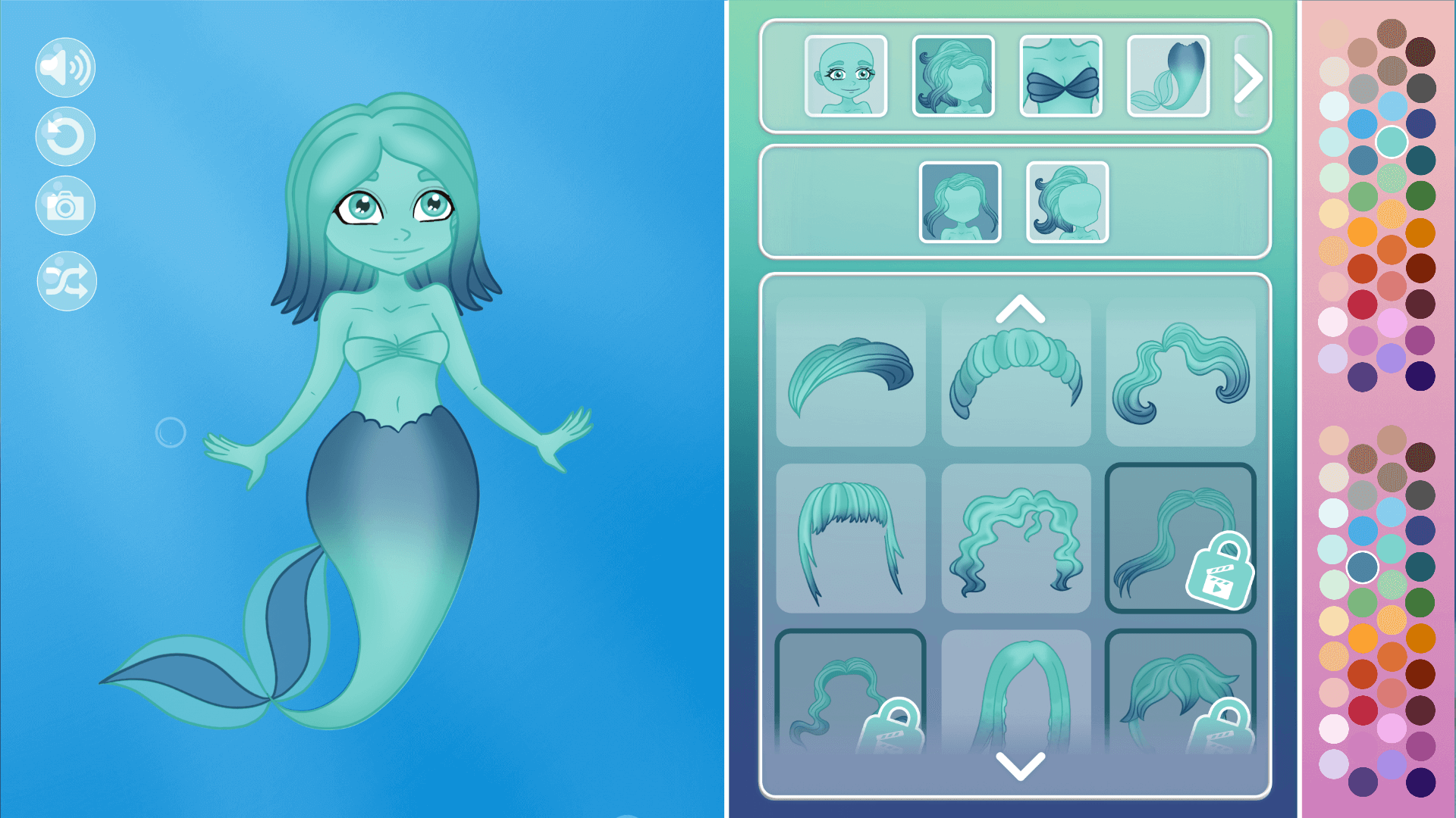 Mermaid Dress Up game – customize mermaids with tails and outfits4