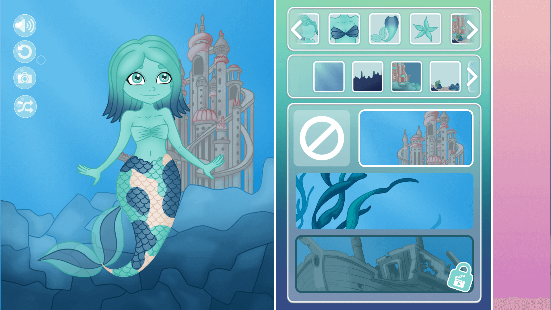 Mermaid Dress Up game – customize mermaids with tails and outfits1